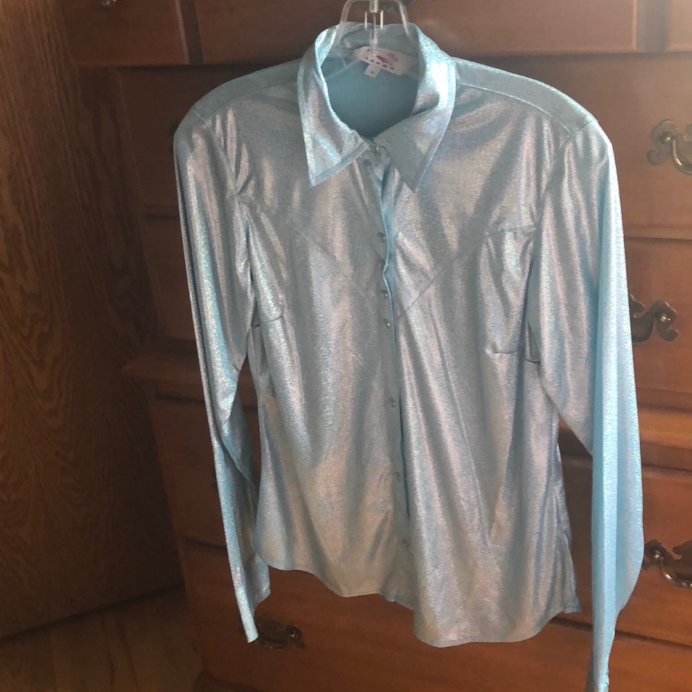 Western pleasure Shoe Shirt and scarf to match